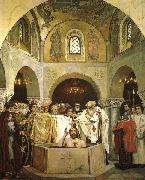 Viktor Vasnetsov Baptism of Saint Prince Vladimir 1890 oil painting